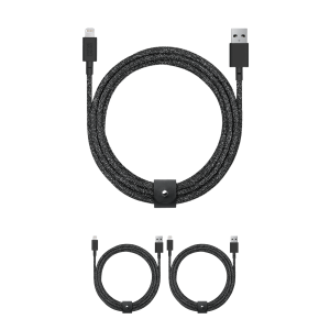 3-Pack Belt Cable XL (USB-A to Lightning)
