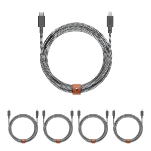 5-Pack Belt Cable XL (USB-C to Lightning)